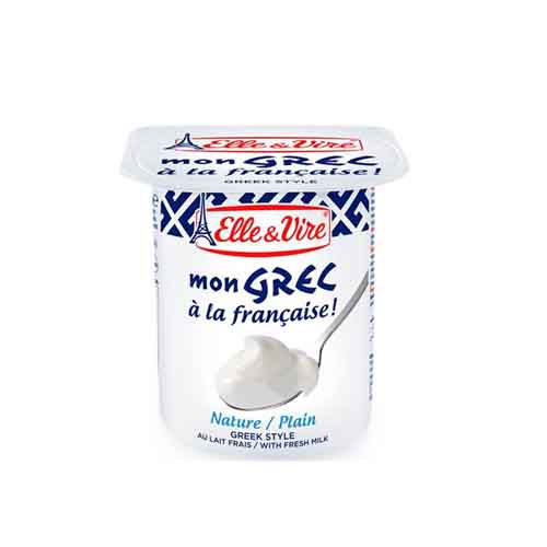 ELLE AND VIRE GREEK STYLE PLAIN YOGURT 125g